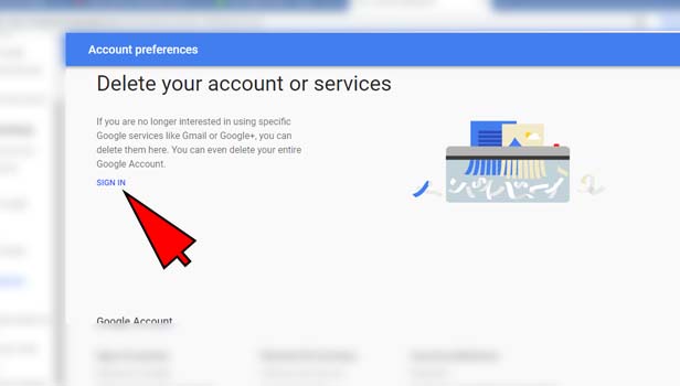 Deactivate Gmail Account