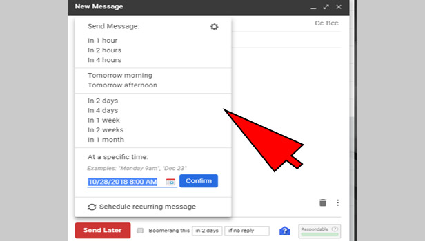 Schedule an Email in Gmail