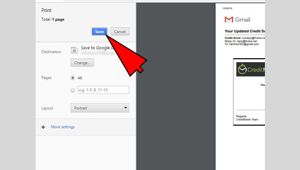 attach an email in Gmail