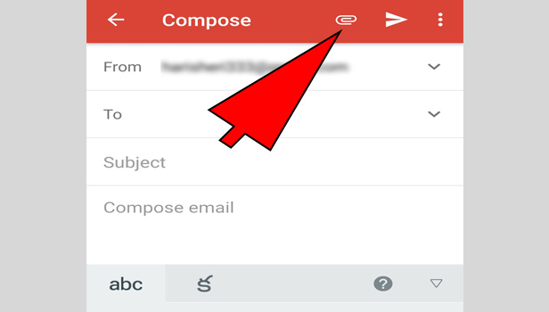 attach an email in Gmail