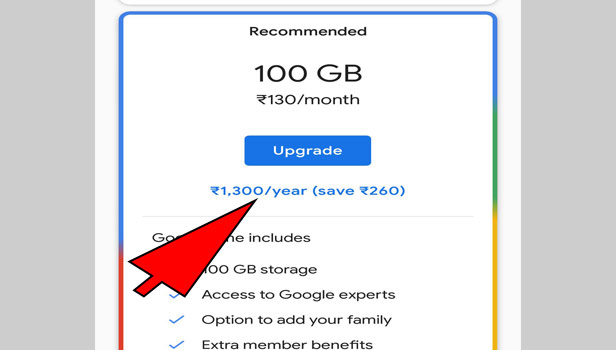 increase google drive storage
