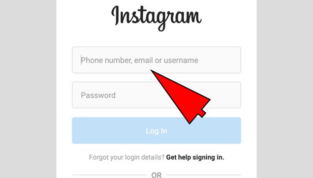 reset Instagram password