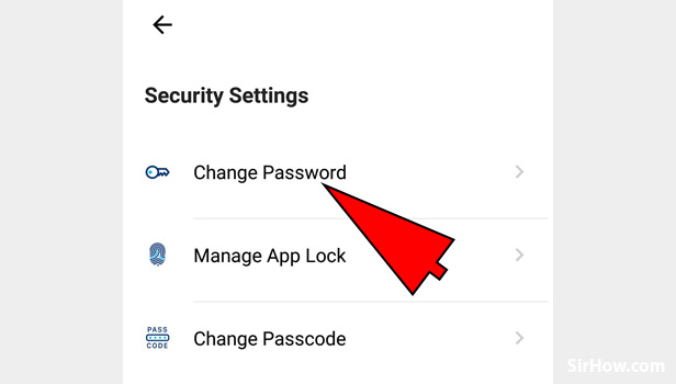 Change password on Paytm app
