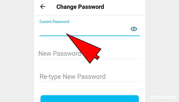 Change password on Paytm app