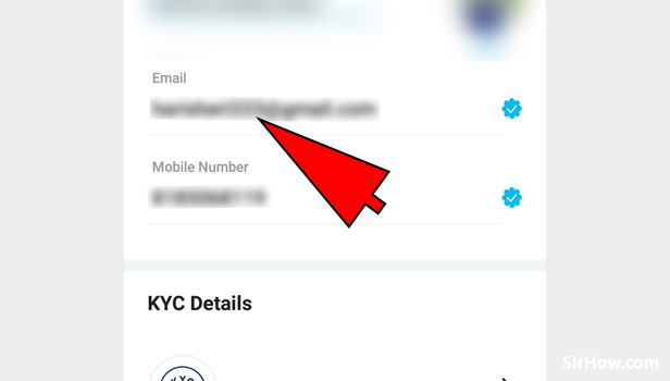 Change registered email address in Paytm App