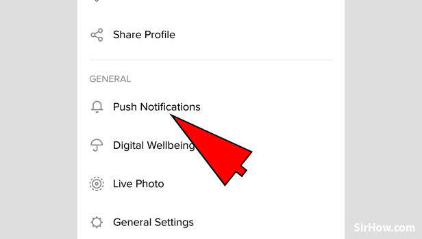 Enable or Disable Push Notifications