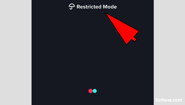 Enable restricted mode on tik tok