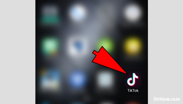 Search a song to add in tik tok video
