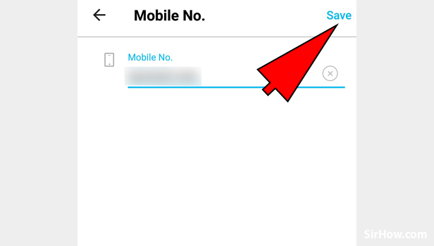 Verify mobile number on Paytm App