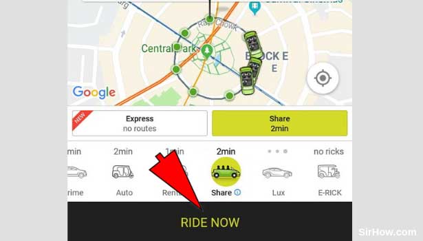 book 2 seats in ola share