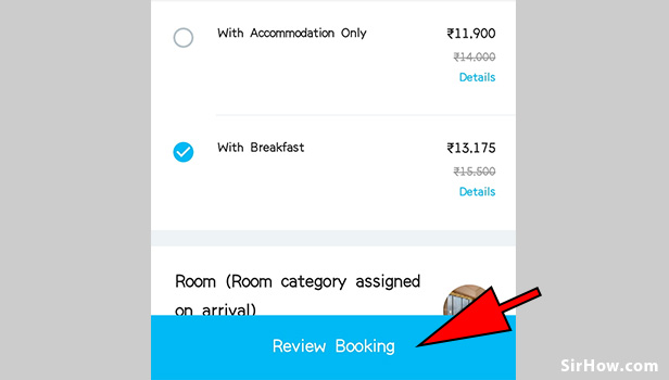 Book hotel room using paytm app