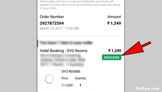 Book hotel room using paytm app