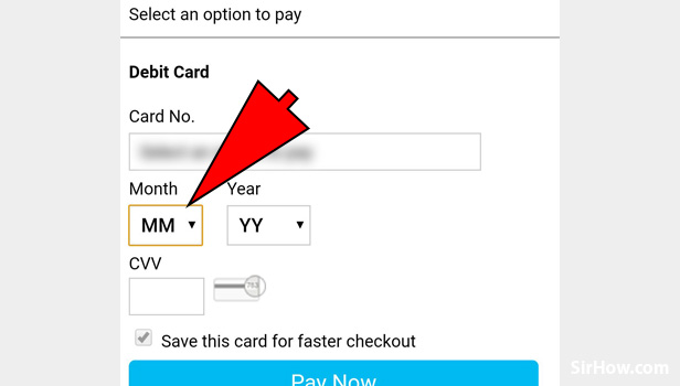 Add Debit card in Paytm