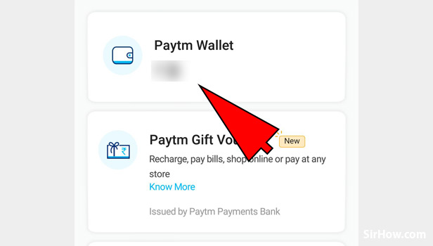 Add money in Paytm Wallet