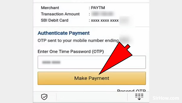 Add money in paytm wallet using Debit card
