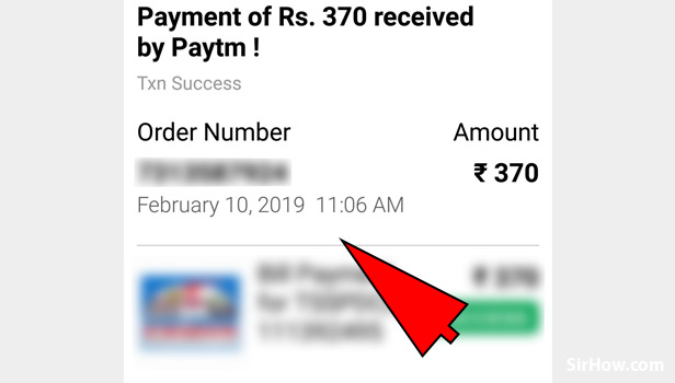 Check transaction id in Paytm