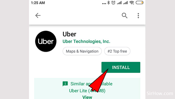 Download Uber App