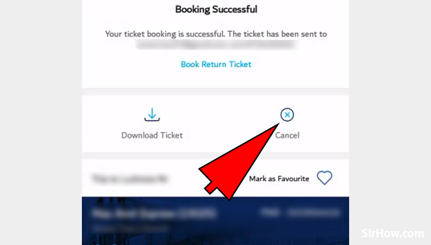 Cancel train tickets in Paytm app