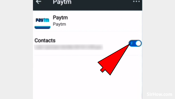 Remove Paytm contacts from android