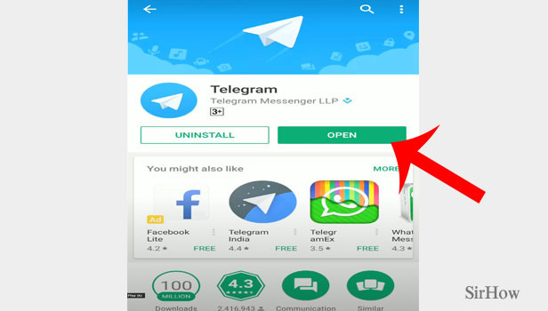 Install Telegram App Step 4