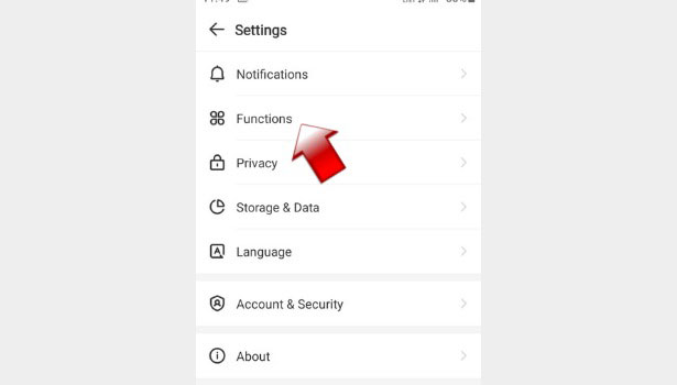 Set Privacy on imo Story step 4
