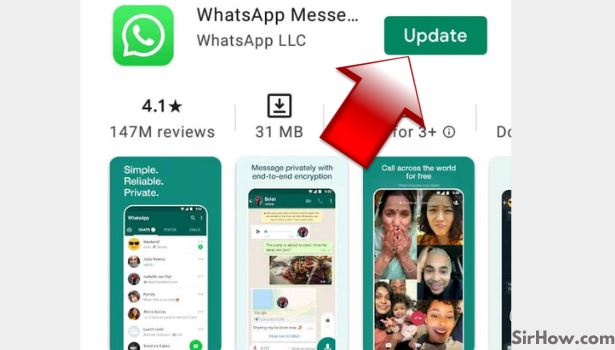 Update WhatsApp step 4