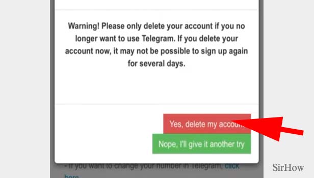 Image titled Delete Telegram Account iPhone Step 7