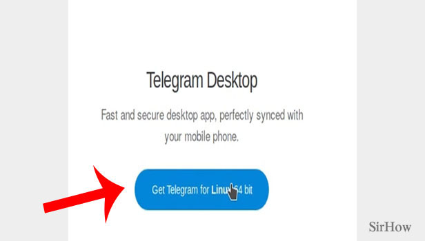 install telegram on linux step 2