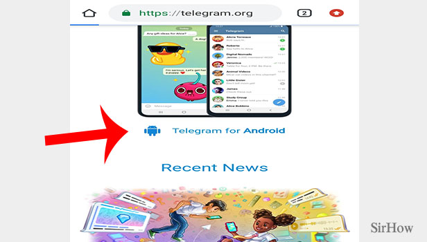 install telegram without using google play step 2