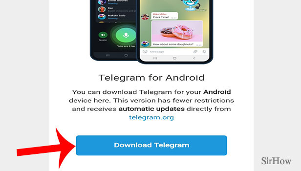 update telegram without google play step 3