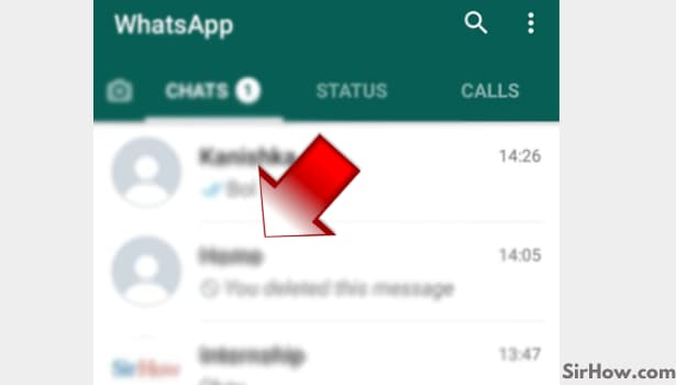 image titled Hide WhatsApp Chat step 2
