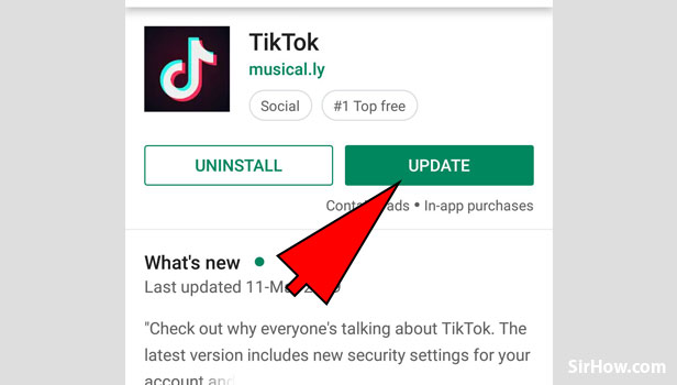 Image Title Update TikTok App Step 4