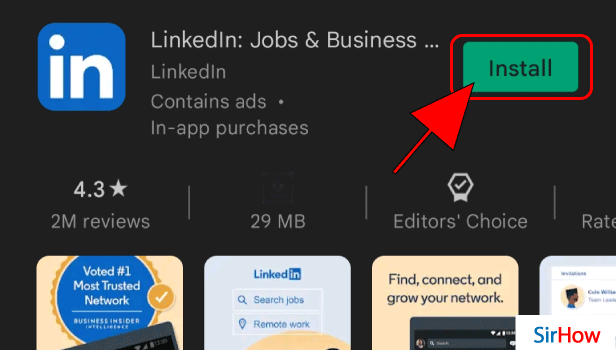 Image titled install LinkedIn app Step 4