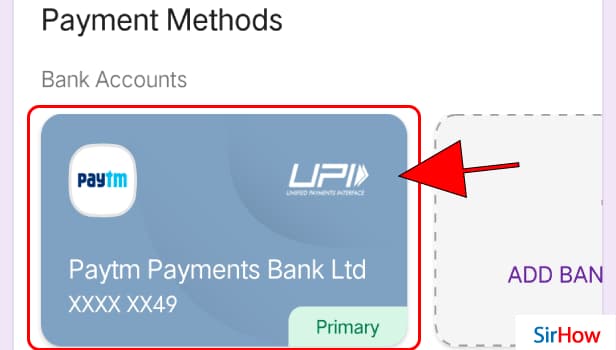 Image title Remove Phonepe Bank Account step 3