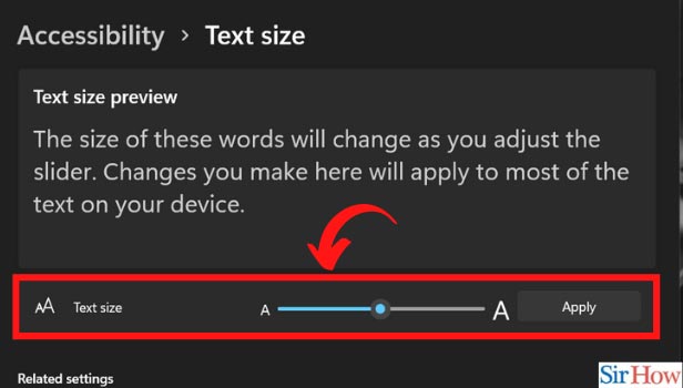 Image Titled Change font size in Windows 11 Step 5