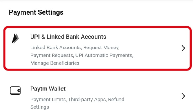 image titled remove any Bank Account from Paytm step 4