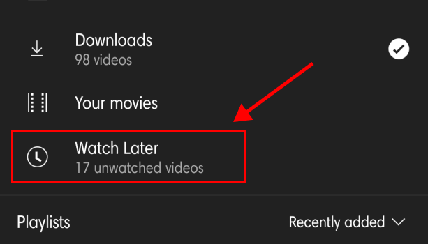 How to Delete Youtube Watch Later Videos Step 3