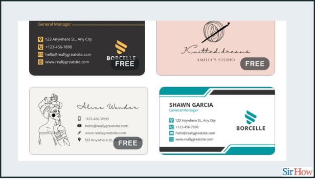 Image titled make a business card in Canva Step 3