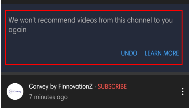 Image titled Stop Youtube channel from being recommended step 4
