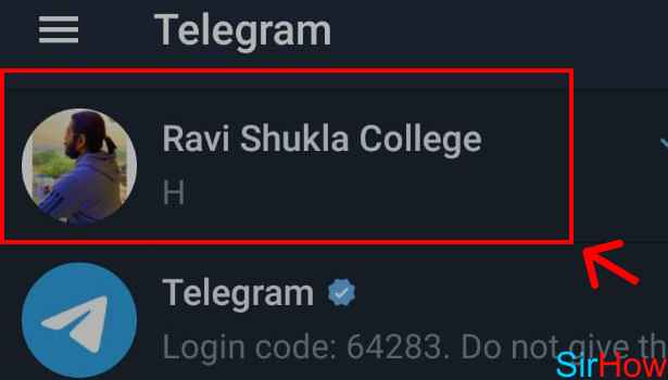 Image titled delete multiple messages on telegram step 2