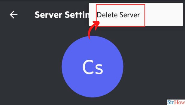 Image titled delete a server on discord step 5