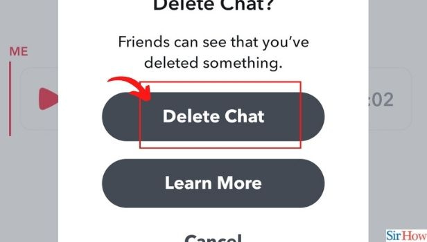Image titled delete saved chat on Snapchat step 6