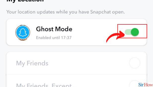 Image Titled disable location sharing on snapchat step 5