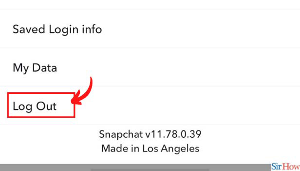 Image Titled logout from snapchat account step 4