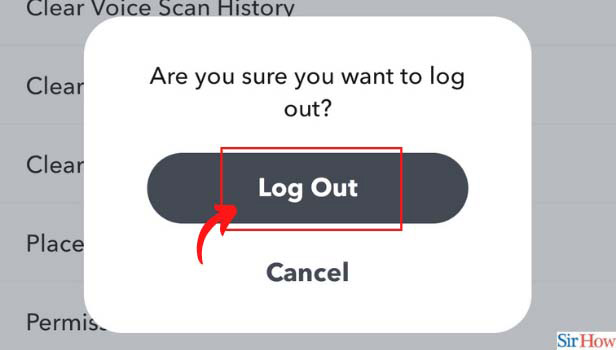 Image Titled logout from snapchat account step 6