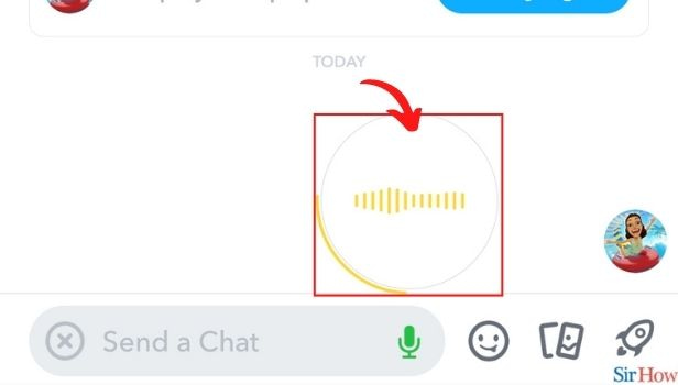 Image titled send voice messages on Snapchat step 5