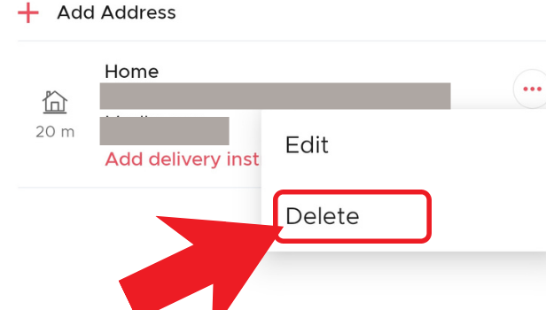 Image titled delete address from Zomato Step 5