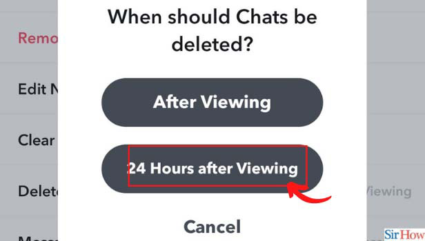 Image titled set messages to delete automatically  on snapchat step 6