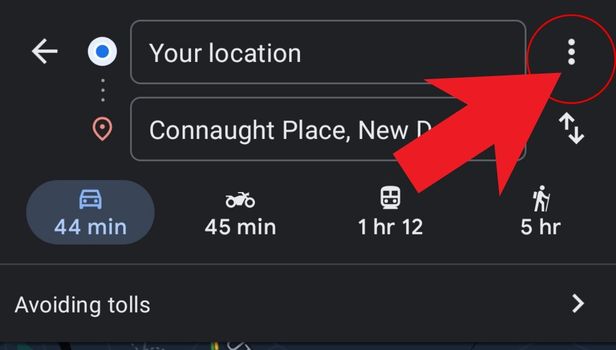 Image titled  add departure time on Google maps step 4