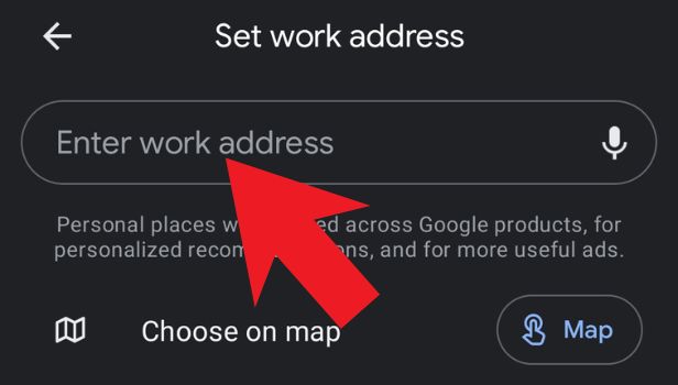 Image titled change work location on Google maps step 7